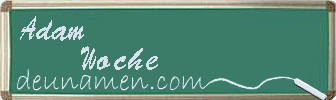 Adam Woche Visitenkarte